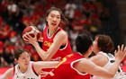 中國女籃三連勝，張子宇、韓旭共得36分。