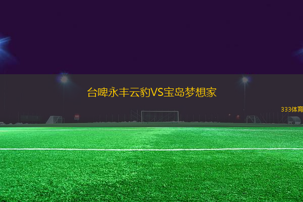 臺(tái)啤永豐云豹VS寶島夢(mèng)想家